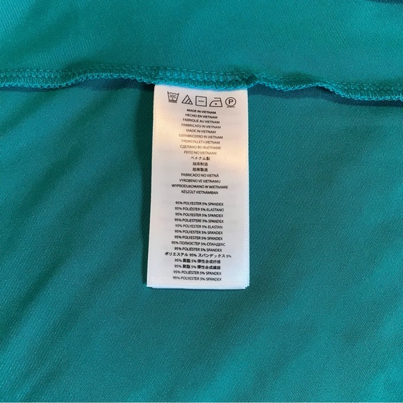 NWT MICHAEL KORS High - Low Turquoise Wedding Dress - Picture 9 of 11